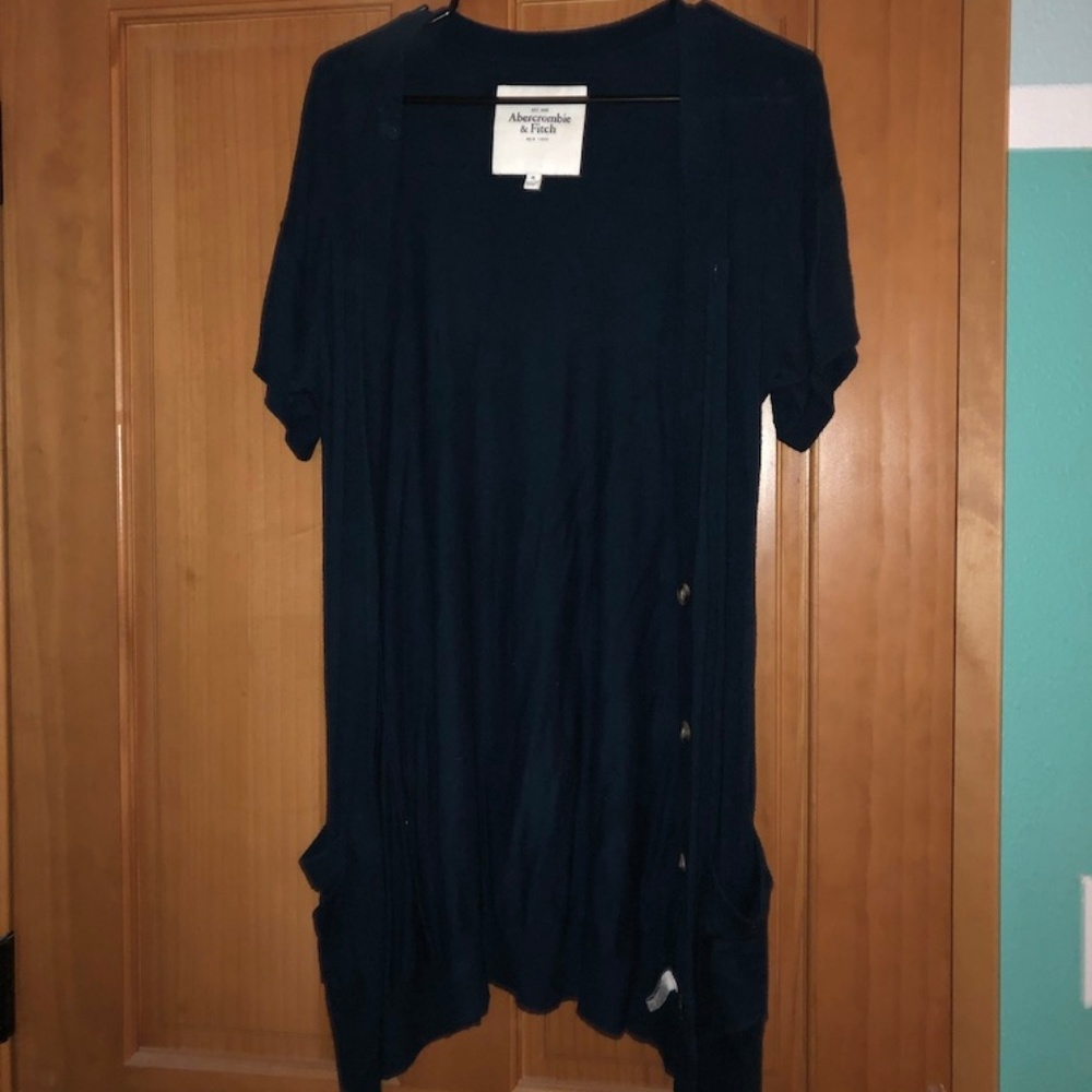 Abercrombie & Fitch Women's Navy Cardigan